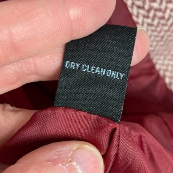 Cynthia Rowley Tweed Blazer Jacket Red Size Small Retro Fringe Bohemian Knit S - Picture 6 of 15